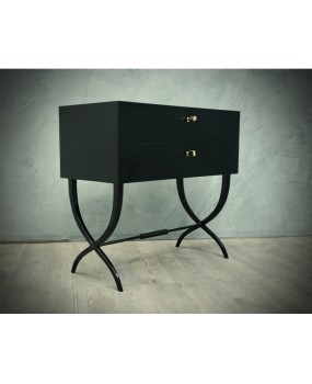 C 144 Comò Laccato Nero Italia, 1970