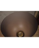 MidCentury Murano Glass and Brass Floor Lamp, 1970