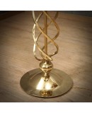 MidCentury Murano Glass and Brass Floor Lamp, 1970