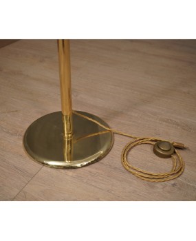 MidCentury Brass Floor Lamp, 1940