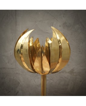 MidCentury Brass Floor Lamp, 1940