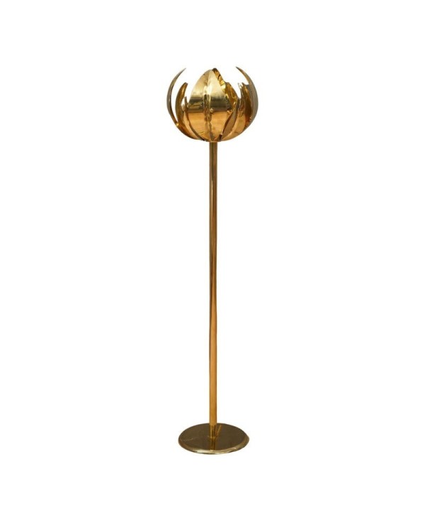 MidCentury Brass Floor Lamp, 1940