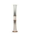 Murano Glass and Carrara Marble White Floor Lamp, 1970 Murano Glass and Carrara Marble White Floor Lamp, 1970