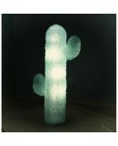 PI 55 Piantana in Vetro di Murano Cactus Art di Colore Verde Acqua, 1970 PI 55 Piantana in Vetro di Murano Cactus Art di Colore Verde Acqua, 1970