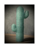 Murano Cactus Art glass Round Water Green Color Floor Lamp, 1970