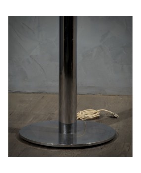 PI 52 Pia Guidetti Crippa per Luci Glass Lampada da terra cromata italiana, 1970