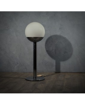PI 52 Pia Guidetti Crippa per Luci Glass Lampada da terra cromata italiana, 1970