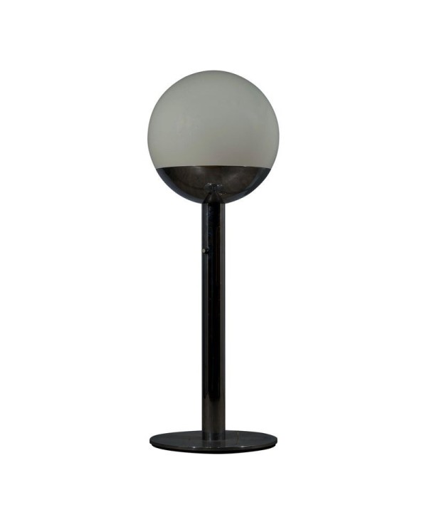 PI 52 Pia Guidetti Crippa per Luci Glass Lampada da terra cromata italiana, 1970 PI 52 Pia Guidetti Crippa per Luci Glass Lampada da terra cromata italiana, 1970
