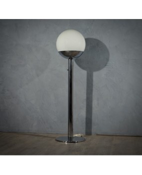PI 51 Pia Guidetti Crippa per Luci Glass Lampada da terra cromata italiana, 1970