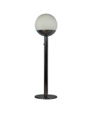 Pia Guidetti Crippa for Luci Glass and Chrome Italian Floor Lamp, 1970