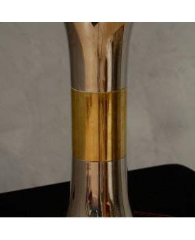 Nucci Valsecchi Brass and Chrome Table Lamp, 1970