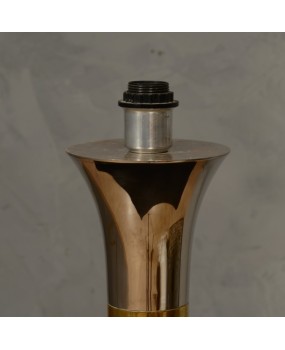 LT 148 Lampada da tavolo Nucci Valsecchi in ottone e cromo, 1970