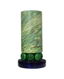 Murano Shades of Green and blu Glass Table Lamp, 1980 Murano Shades of Green and blu Glass Table Lamp, 1980