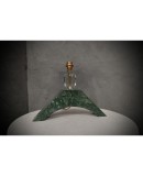 Indian Green Marble and Murano Glass Table Lamp, 2000 Indian Green Marble and Murano Glass Table Lamp, 2000