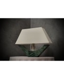 Indian Green Marble and Murano Glass Table Lamp, 2000 Indian Green Marble and Murano Glass Table Lamp, 2000