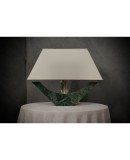 Indian Green Marble and Murano Glass Table Lamp, 2000 Indian Green Marble and Murano Glass Table Lamp, 2000