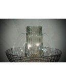 Murano Round Art Glass Smoked Color Mid-century Chandelier, 1980
