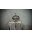 Murano Round Art Glass Smoked Color Mid-century Chandelier, 1980