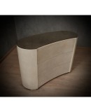 MidCentury Goatskin Italian Commode, 1980 MidCentury Goatskin Italian Commode, 1980