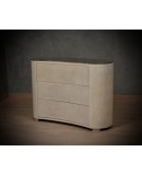 MidCentury Goatskin Italian Commode, 1980 MidCentury Goatskin Italian Commode, 1980