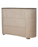MidCentury Goatskin Italian Commode, 1980 MidCentury Goatskin Italian Commode, 1980
