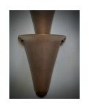 Murano Art Glass and Brass Gold and Dove Gray Color Wall Light and Sconces, 1990 Murano Art Glass and Brass Gold and Dove Gray Color Wall Light and Sconces, 1990