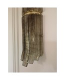 Murano Smoky Art Glass and Brass Wall Light and Sconces, 2000 Murano Smoky Art Glass and Brass Wall Light and Sconces, 2000
