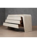 MidCentury Goatskin Italian Chest of Drawer, 1990