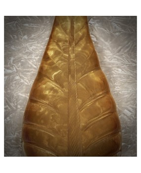 Murano Glass Amber Color Wall Light and Sconces, 1980