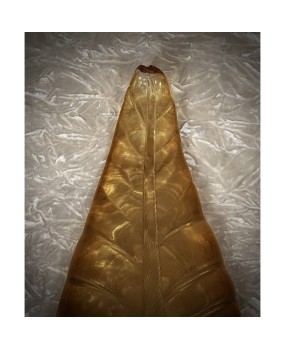 Murano Glass Amber Color Wall Light and Sconces, 1980