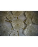Murano Art Glass and Brass Midcentury Chandelier / Wall Light, 2000 Murano Art Glass and Brass Midcentury Chandelier / Wall Light, 2000