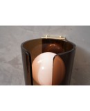 Murano Art Glass Brown and Pink Wall Light, 1980 Murano Art Glass Brown and Pink Wall Light, 1980