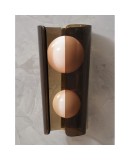Murano Art Glass Brown and Pink Wall Light, 1980 Murano Art Glass Brown and Pink Wall Light, 1980