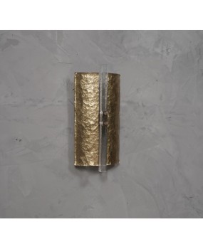 Murano Gold Art Glass Mid-Century Wall Light, 1990