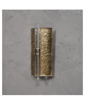 Murano Gold Art Glass Mid-Century Wall Light, 1990