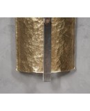 Murano Gold Art Glass Mid-Century Wall Light, 1990 Murano Gold Art Glass Mid-Century Wall Light, 1990