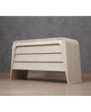 MidCentury Goatskin Italian Chest of Drawer, 1990