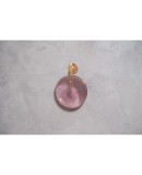 AP 112 Applique rotonda in vetro rosa di Murano e Ottone AP 112 Applique rotonda in vetro rosa di Murano e Ottone