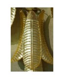 Murano Glass Midcentury Gold Leaf Wall Light, 1980 Murano Glass Midcentury Gold Leaf Wall Light, 1980