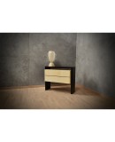 MidCentury Macassar and Goatskin Italian Chests of Drawers, 1980 MidCentury Macassar and Goatskin Italian Chests of Drawers, 1980