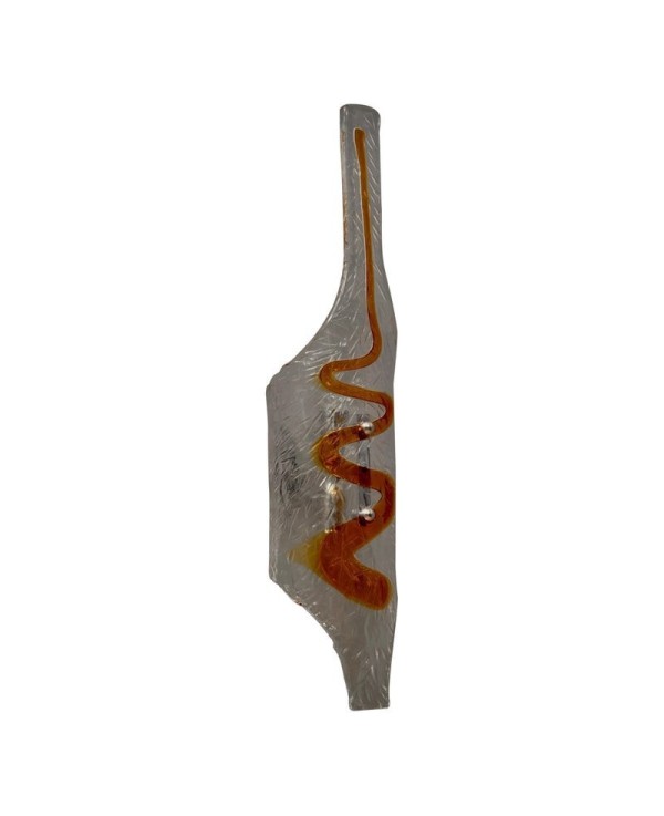 AP 103 Appliques in vetro di Murano trasparente e color ambra, 1960 AP 103 Appliques in vetro di Murano trasparente e color ambra, 1960