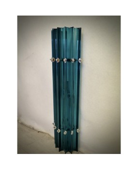 AP 99 Appliques in vetro di murano e metallo cromato