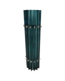 Murano Art Glass and Chrome Cobalt Blue Color Wall Light and Sconces