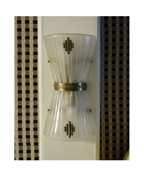 AP 77 COPPIA DI APPLIQUE ART DECO'