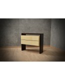 MidCentury Macassar and Goatskin Italian Chests of Drawers, 1980 MidCentury Macassar and Goatskin Italian Chests of Drawers, 1980