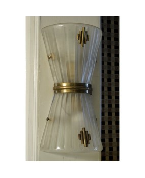 AP 77 COPPIA DI APPLIQUE ART DECO'