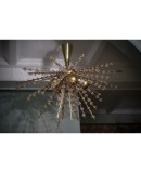 Murano Art Glass and Brass Transparent Color Chandelier and Pendant, 1990 Murano Art Glass and Brass Transparent Color Chandelier and Pendant, 1990