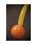 L 111 Lampadario lanterna in vetro giallo di Murano e ottone, anni ’60 L 111 Lampadario lanterna in vetro giallo di Murano e ottone, anni ’60