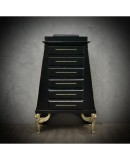 Midcentury Brass and Goatskin Chests of Deawer, 1950 Midcentury Brass and Goatskin Chests of Deawer, 1950