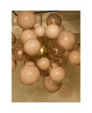 Murano Sputnik Pastel Pink Midcentury Chandelier, 1970 Murano Sputnik Pastel Pink Midcentury Chandelier, 1970